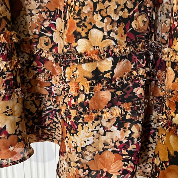 Coldwater creek fall floral skirt size petite small - Picture 4 of 7